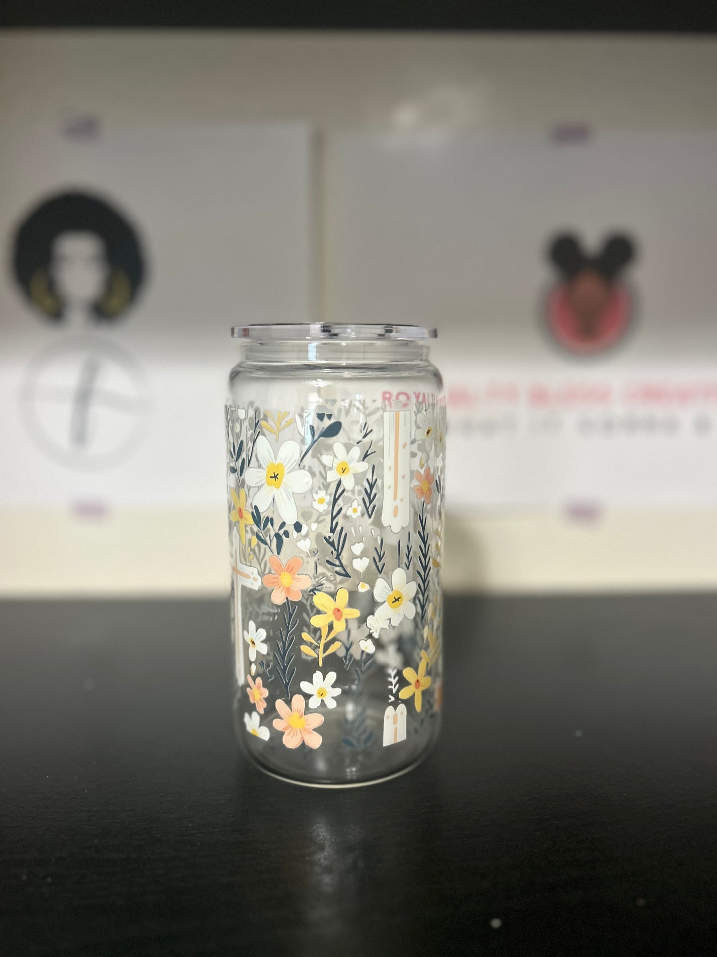 R2S 16oz Clear Glass Cup