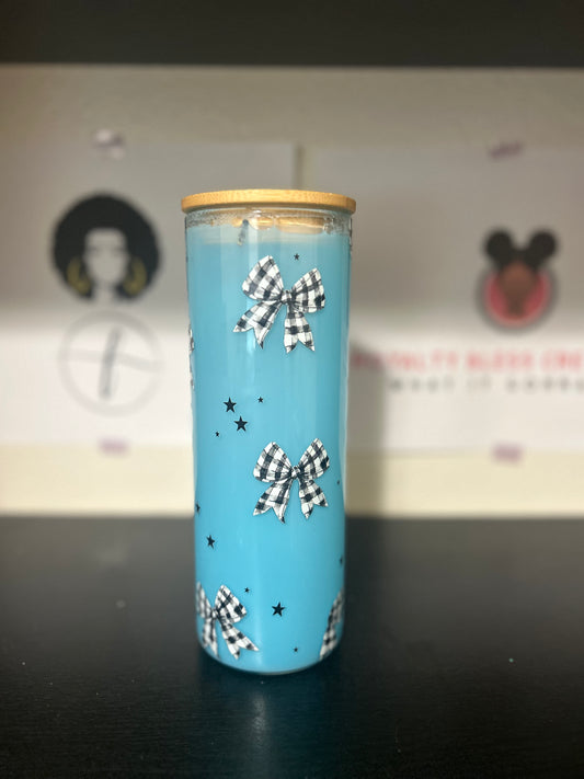 R2S 20oz Glass Snowglobe Cup