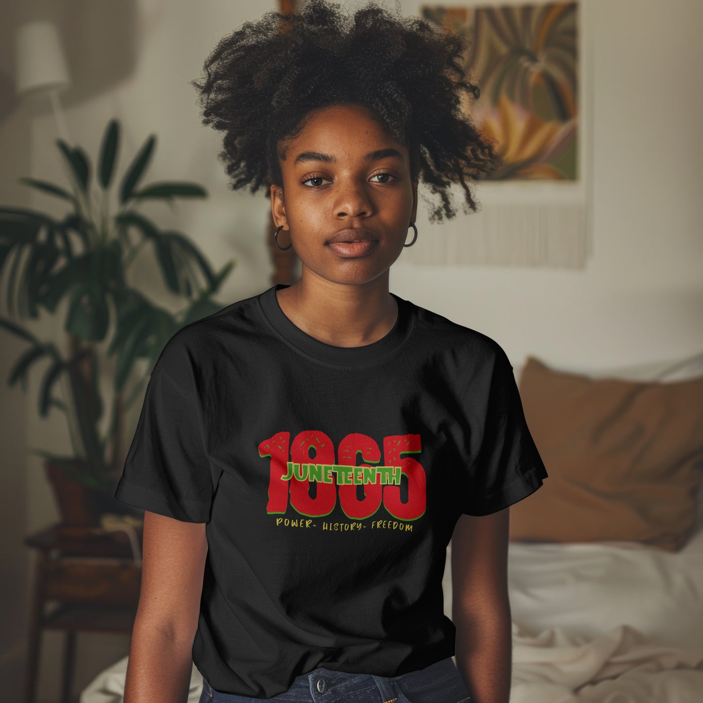 JUNETEENTH TSHIRT 1865 DESIGN