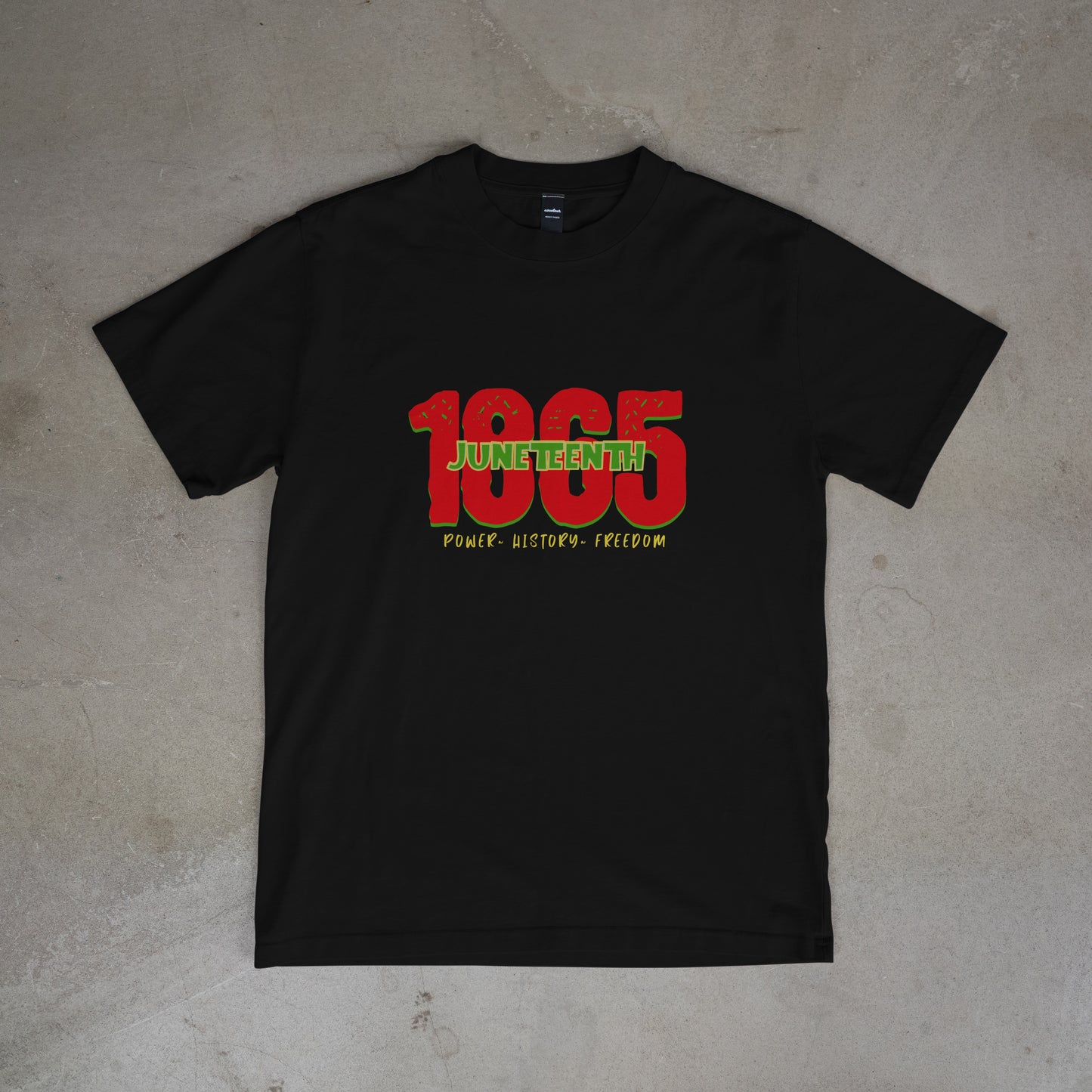 JUNETEENTH TSHIRT 1865 DESIGN