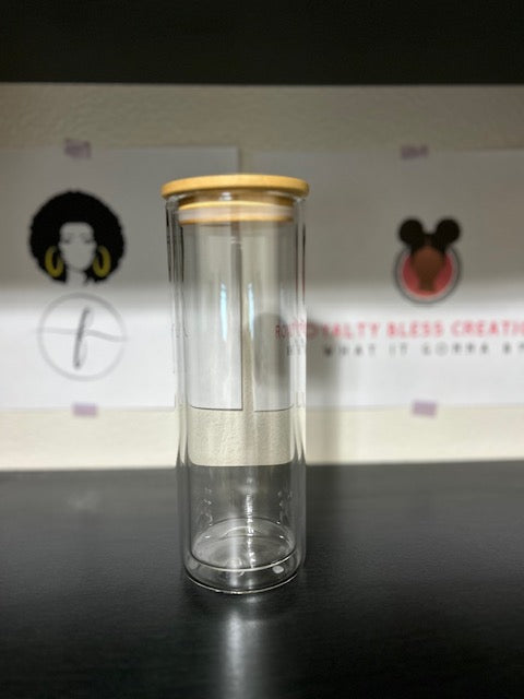 Custom 20oz Tall Glass Snow Globe Cup