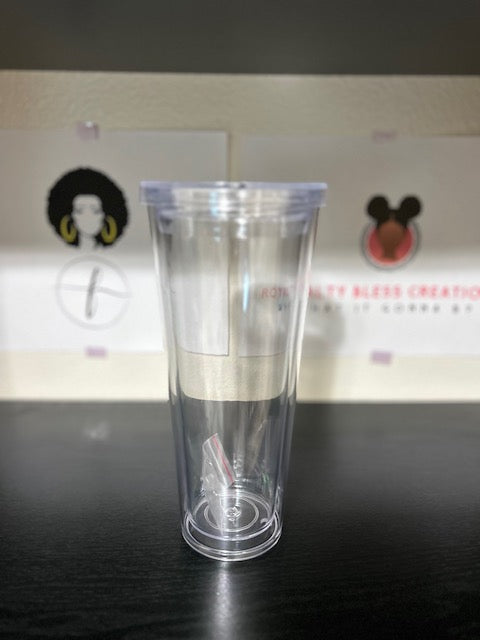 Custom 24oz Acrylic Snow Globe Cup