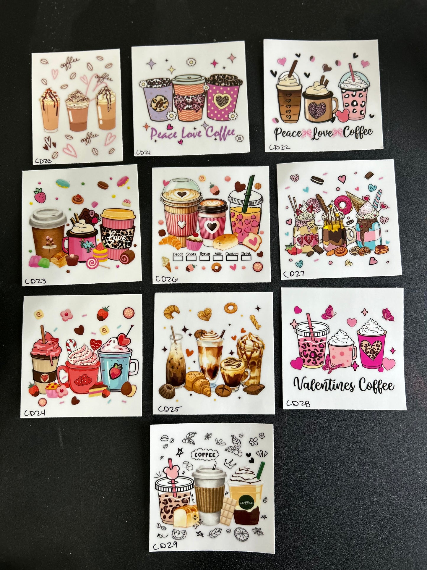 Coffee Decals