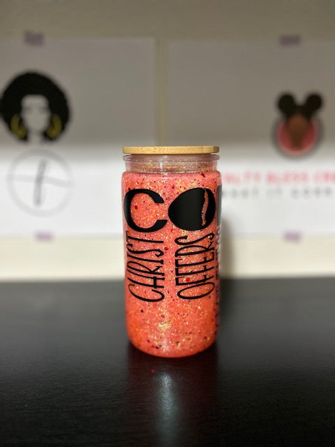 R2S 16oz Acrylic Snow Globe Cup